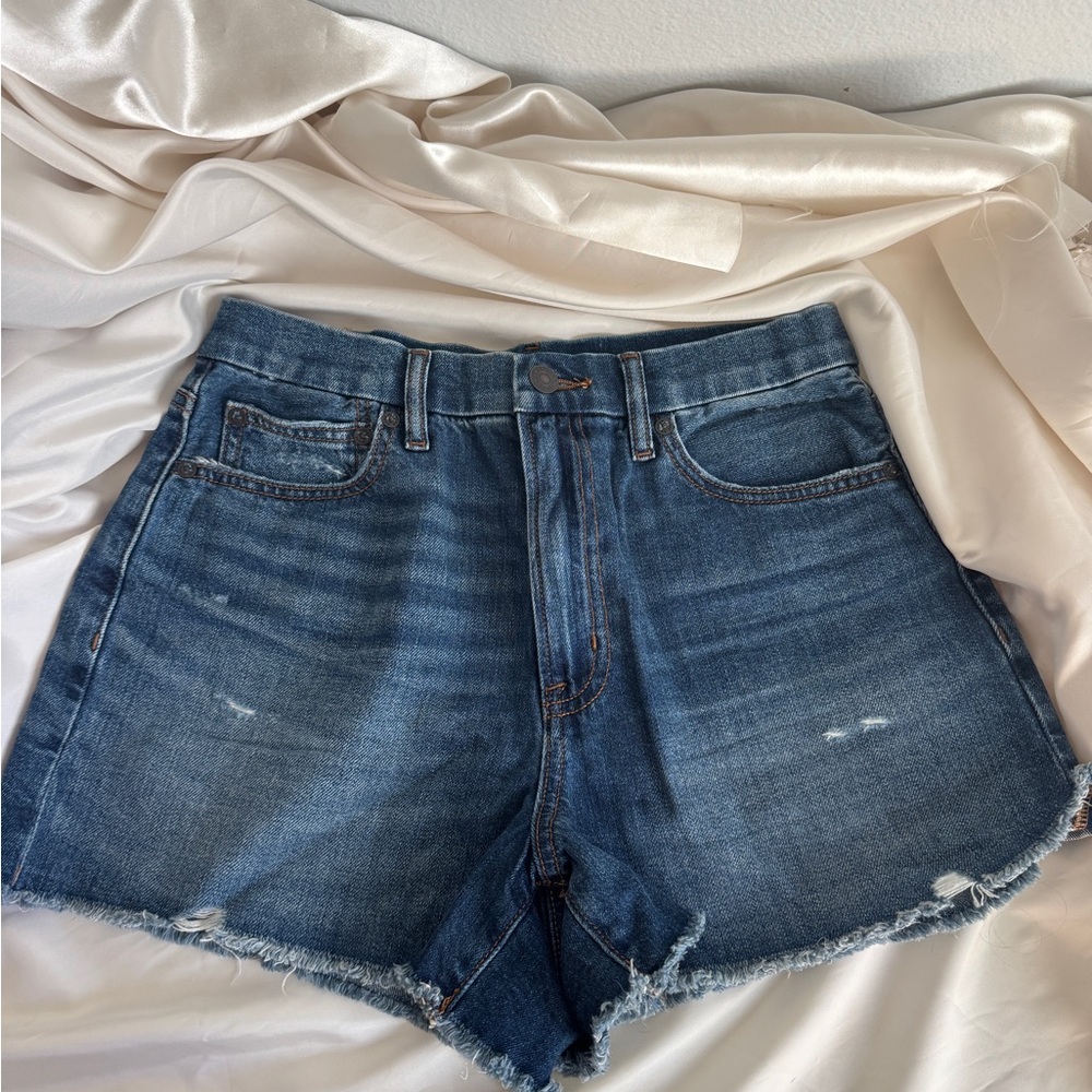 American Eagle Outfitters High Waist Blue Shorts